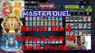 Master Ranked Naturia Runick Deck Profile [upl. by Hamburger213]