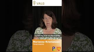 Marianne Kristiansen  Listekandidat Pensjonistpartiet  Valg 2023 [upl. by Atinnod]