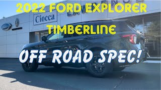 2022 Ford Explorer Timberline  The New OffRoad Spec [upl. by Dowzall]