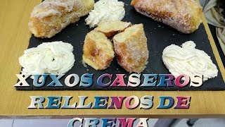 xuxos caseros rellenos de crema [upl. by Niveg]