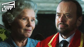 The Queen Meets the Royal Servants  The Crown Imelda Staunton Andrew Havill [upl. by Stephannie]