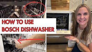 HOW to use a BOSCH Dishwasher  Dishwasher HACKS [upl. by Ahseiyn221]