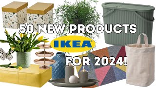 50 new IKEA products for 2024  Kitchenware home organization decorations and more [upl. by Yllen]