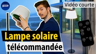 Lampe sur pied solaire télécommandée LED CCT Lunartec PEARLTVFR [upl. by Miarhpe490]