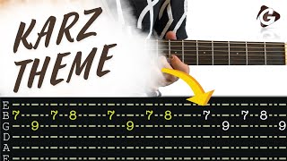 Karz Theme Guitar Tabs  Lesson [upl. by Naie881]