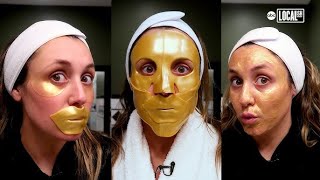 Collagen Boosting Eye Masks Do 24k Gold Patches Really Work [upl. by Bracci]