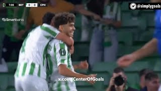 Abdessamad Ezzalzouli Amazing Goal Real Betis vs Kobenhavn 10 Goals and Extended Highlights [upl. by Lupien311]