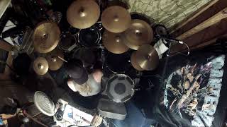 end of the line devildriver drum cover [upl. by Anaujit]