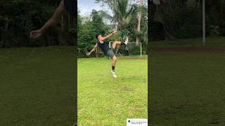 Pertama kali latihan pake sepatu bola ternyata 🔥🔥 football bola footballtiktok sepakbola [upl. by Ahsanat]