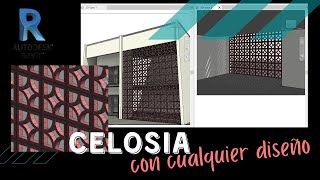 Modelar un muro de Celosia con cualquier diseño en REVIT [upl. by Gove]