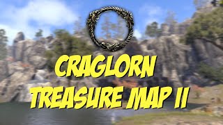 ESO Elder Scrolls Online Craglorn Treasure Map II Location [upl. by Hermann]