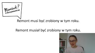 Strona bierna z czasownikami modalnymi w czasie teraźniejszym i przeszłym  zobacz jakie to proste [upl. by Nekcerb]