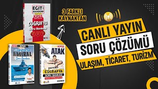 ULAŞİM TİCARET TURİZM CANLI YAYIN SORU ÇÖZÜMÜ [upl. by Heathcote]