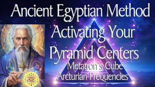 The Mystical Connection Metatrons Cube amp Pyramid Centers Energy [upl. by Erastus]