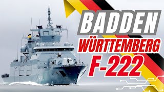 BadenWürttemberg F222 Germanys Stealth Frigate 🚢🇩🇪 [upl. by Airdnazxela]