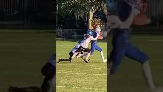 65 yard kick return 🔥 Bolles vs Trinity 92424 [upl. by Llehcal]