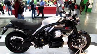 2014 Moto Guzzi Griso 1200 8V SE Walkaround  2013 EICMA Milan Motorcycle Exhibition [upl. by Conall]