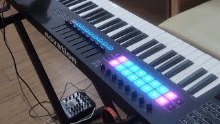 Novation MK3  61 com Áudio Evolution [upl. by Kerin]