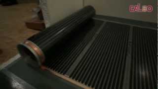 Caleo Reg floor heating installationmp4 [upl. by Yelkao594]