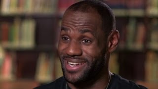 Lebron James Interview 2013 Miami Heat Star on ARod Contract and Being Role Models [upl. by Odrarej504]