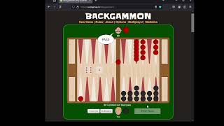 Me vs Computer Bill in Backgammon Game1048 [upl. by Solim]