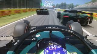 Aston Martin F1 2024 vs Aston Martin Valkyrie AMR Pro at Monza [upl. by Atekahs]