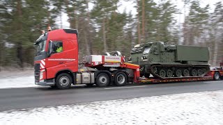 Americans Hundreds of MLRS Shipments to Grafenwoehr Germany [upl. by Eissac969]