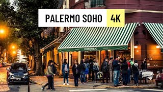 Palermo Soho walk 🇦🇷 Buenos Aires Argentina 4K 2023 [upl. by Ynohtona]