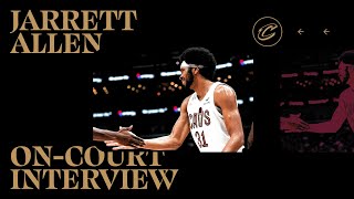 Cavs at Pelicans  Jarrett Allen OnCourt Interview  1162024 [upl. by Wonacott]