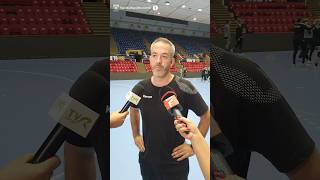 🗣David Ginesta Montes înainte de Rapid 🆚️ HB Ludwigsburg [upl. by Emily]