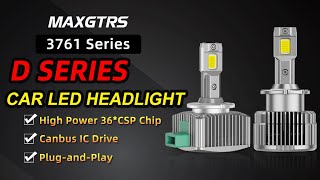 3761 Series D Series HID D1S D2S D4S D5S D8S D1R D2R D3R Turbo Car LED Headlight [upl. by Chet]