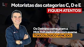 MOTORISTAS das categorias C D e E Como CONSULTAR PENDÊNCIA no EXAME TOXICOLÓGICO legtransito [upl. by Owena]