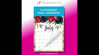 Customised Wall Calendar Printing Services at competitive price  Top 5 Printing Experts In NCR [upl. by Darci]