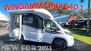 17’ Micro Class B RV WalkThrough  2023 Wingamm Oasi 5401 Luxury Promaster Camper Van [upl. by Adnaral]