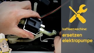 Ersetzen der Elektropumpe Ihrer Kaffeemaschine  Das Ersatzteilecenterde Verfahren [upl. by Eidnew540]