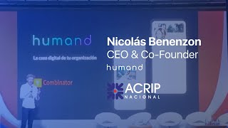 Nico Benenzon en el 5º Encuentro Internacional de Gestión Humana y Sostenibilidad creado por ACRIP [upl. by Arva]