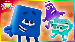 Colourblocks Party  Dance Sing and Learn Colours  Kids Learn Colours [upl. by Bornstein]