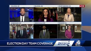 6 pm WYFF News 4 Election Day coverage [upl. by Arlyne]