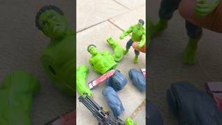 Oh no  Good bye my Dad  Marvel Toys marvel hulk spiderman [upl. by Nylarat736]