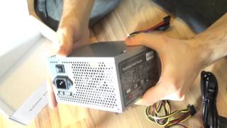 InterTech SL500A 500W PSU Unboxing amp Installation [upl. by Rachaba589]