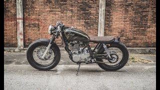 YAMAHA SR400 BRAT CAFE [upl. by Anabella115]