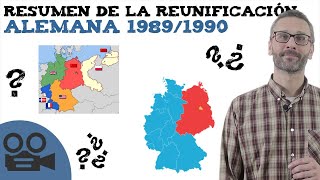 Resumen de la reunificación alemana 19891990 [upl. by Nottage]