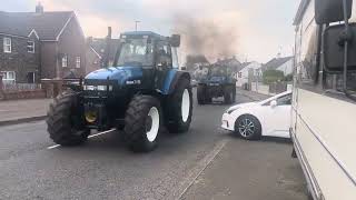 Tractor run at Rasharkin Co Antrim [upl. by Attenauq]