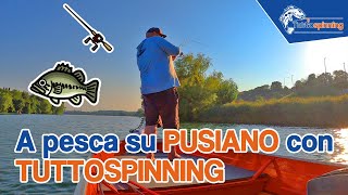 A PESCA con TUTTOSPINNING sul LAGO di PUSIANO 🎣 Nuovo servizio GUIDA DI PESCA [upl. by Orestes]