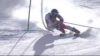 Mikaela Shiffrin Second Place Full Runs at the 2016 Soelden World Cup [upl. by Noble]