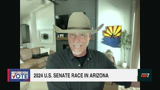 Pinal County Sheriff Mark Lamb talks about his run for US Senate [upl. by Llebana]