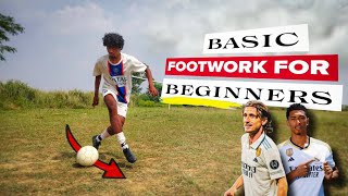 5 Basic Football footwork For Beginners [upl. by Prosser]