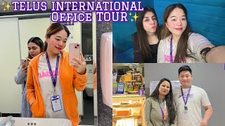 My OFFICE TOUR❤️TELUS INTERNATIONAL💜 NOIDA📍 [upl. by Larkin]