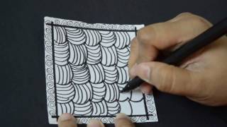 10 Simple Zentangle Patterns for Beginners [upl. by Philcox]