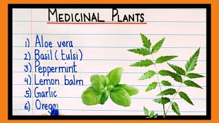 medicinal plant namesmedicinal plants name [upl. by Oiramej502]